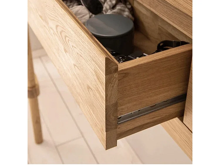 Mueble TV suspendido Venida roble macizo 120 cm