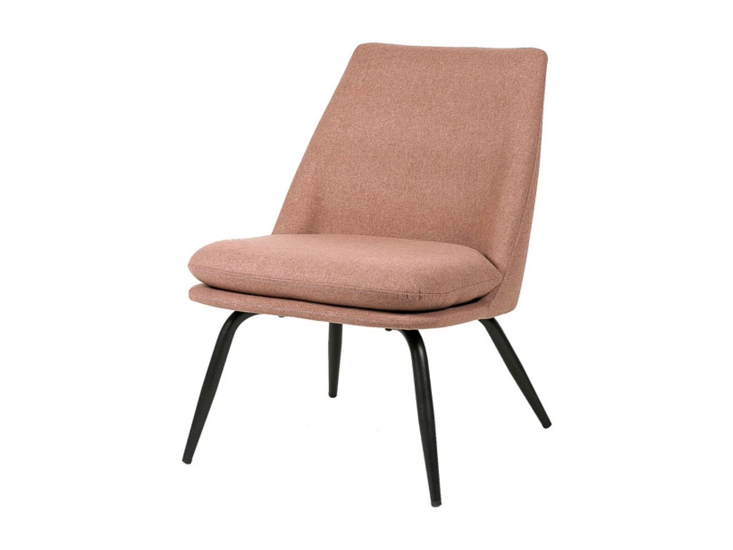 Fauteuil Mory - Confort moderne en tissu avec pieds métal noir-Vert céladon