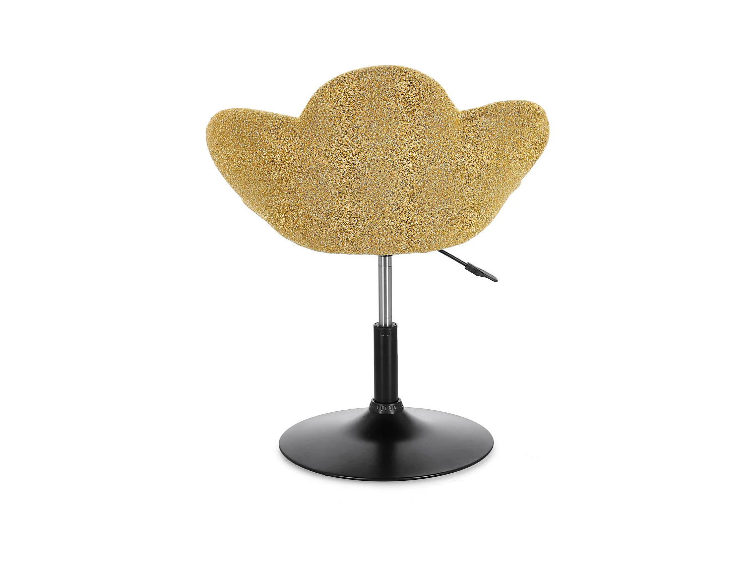 Set van 2 verstelbare PETALE design fauteuils – Bloemige elegantie en verstelbaar comfort-Kleur GEEL