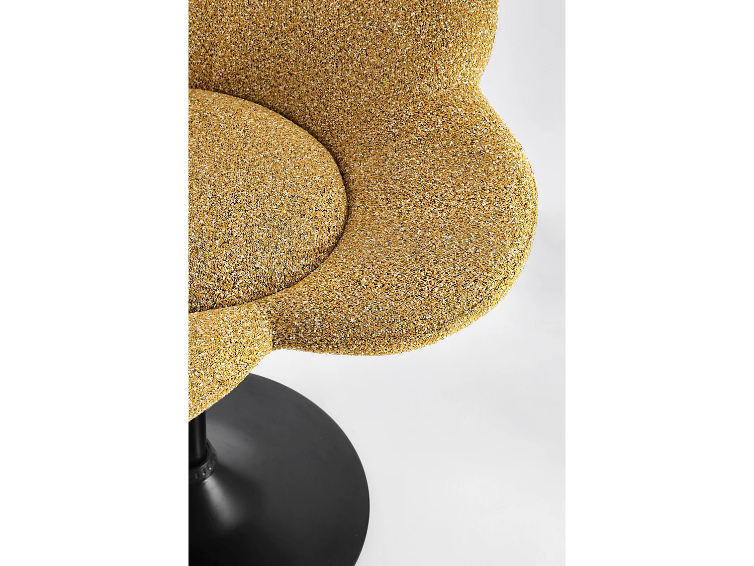 Set van 2 verstelbare PETALE design fauteuils – Bloemige elegantie en verstelbaar comfort-Kleur GEEL