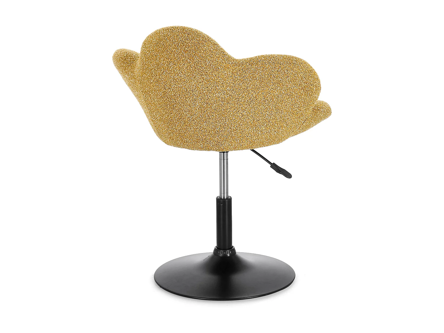 Set van 2 verstelbare PETALE design fauteuils – Bloemige elegantie en verstelbaar comfort-Kleur GEEL