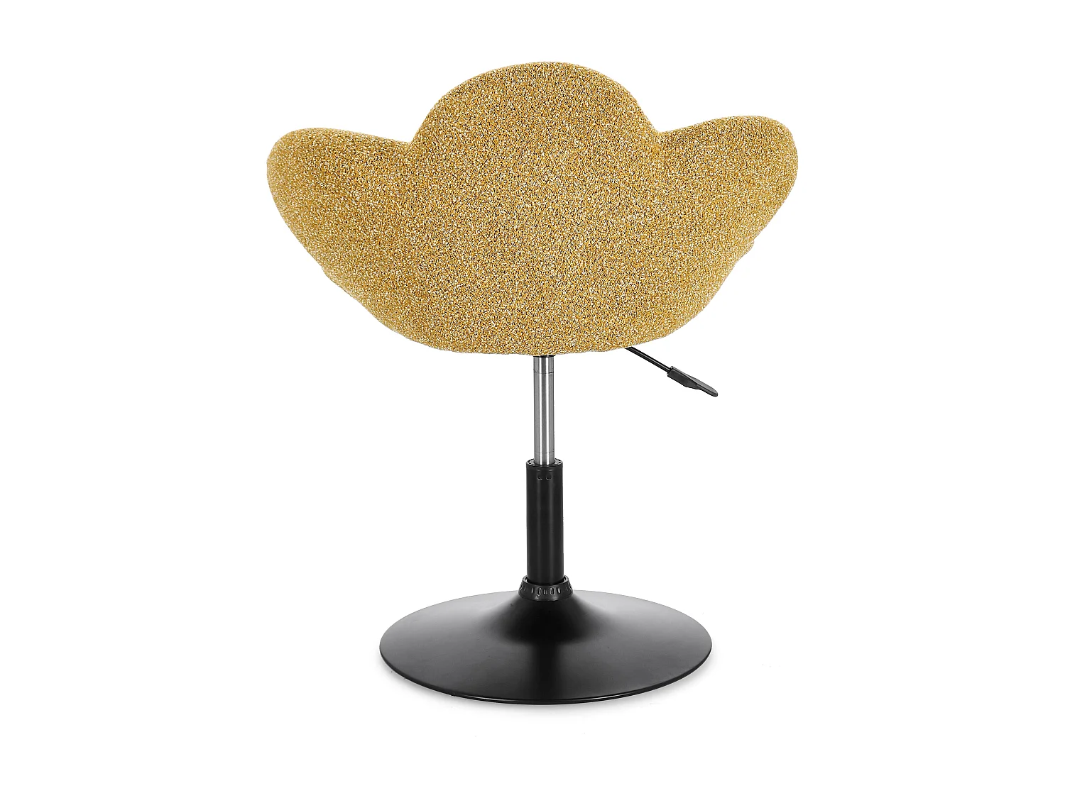 Set van 2 verstelbare PETALE design fauteuils – Bloemige elegantie en verstelbaar comfort-Kleur GEEL