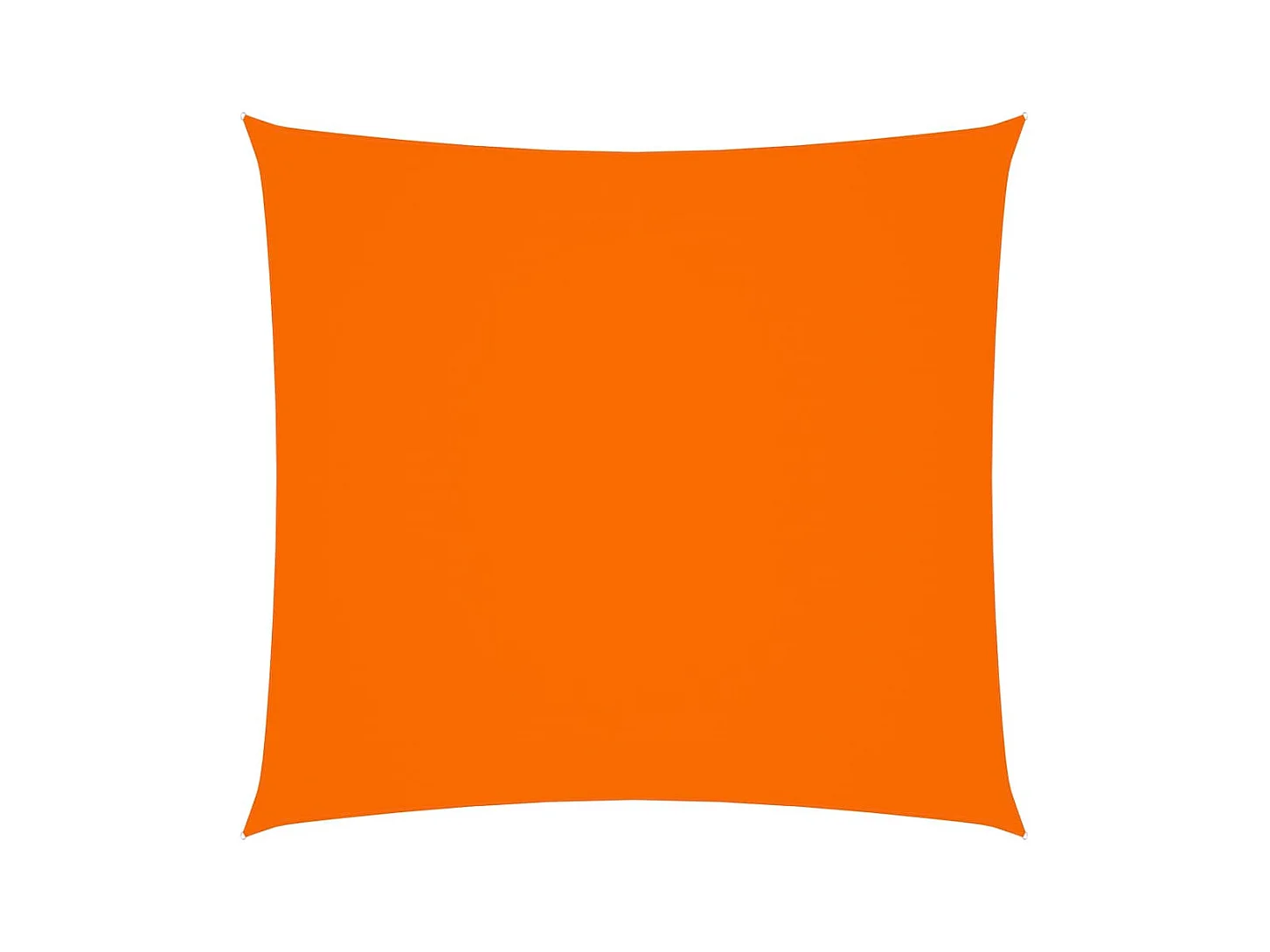 Voile de parasol Tissu Oxford carré 7x7 m Orange