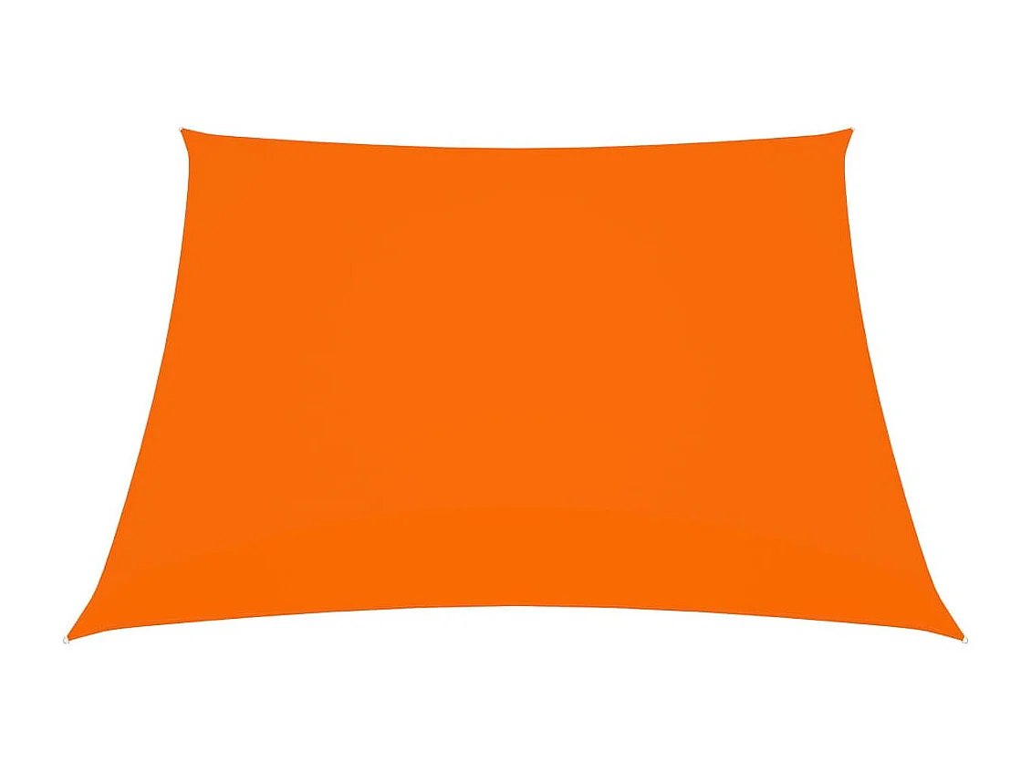 Voile de parasol Tissu Oxford carré 7x7 m Orange