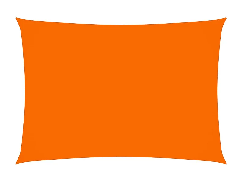 Voile de parasol Tissu Oxford rectangulaire 4x6 m Orange