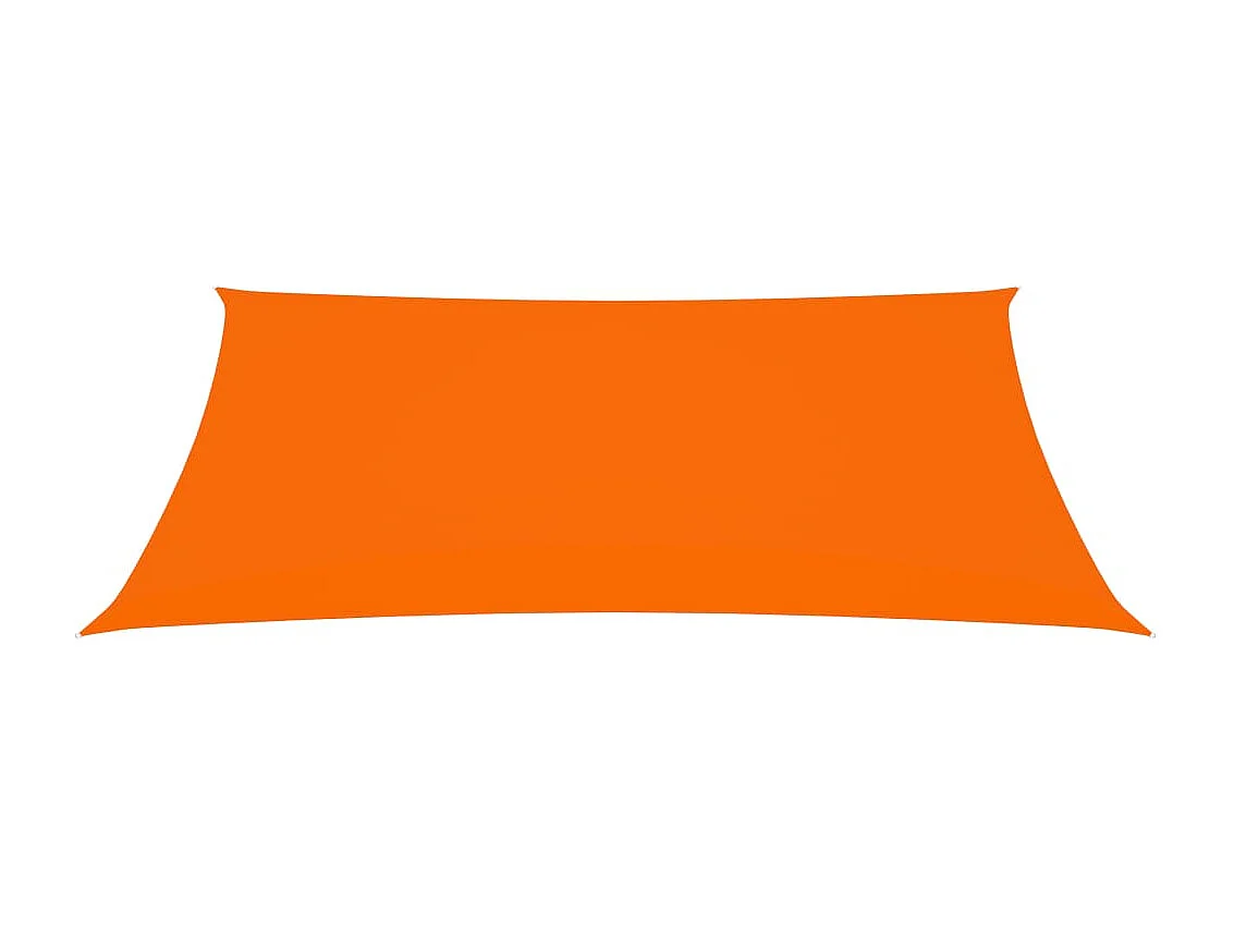 Voile de parasol Tissu Oxford rectangulaire 4x6 m Orange
