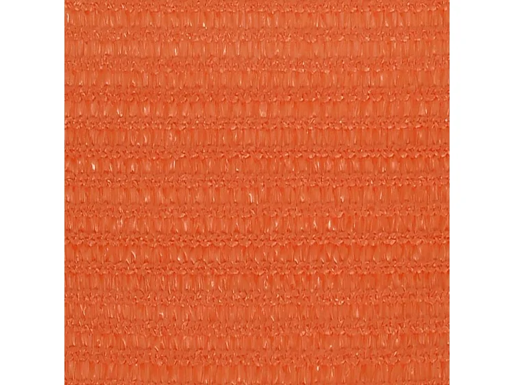 Voile d'ombrage 160 g-m² rectangulaire orange 3x6 m PEHD