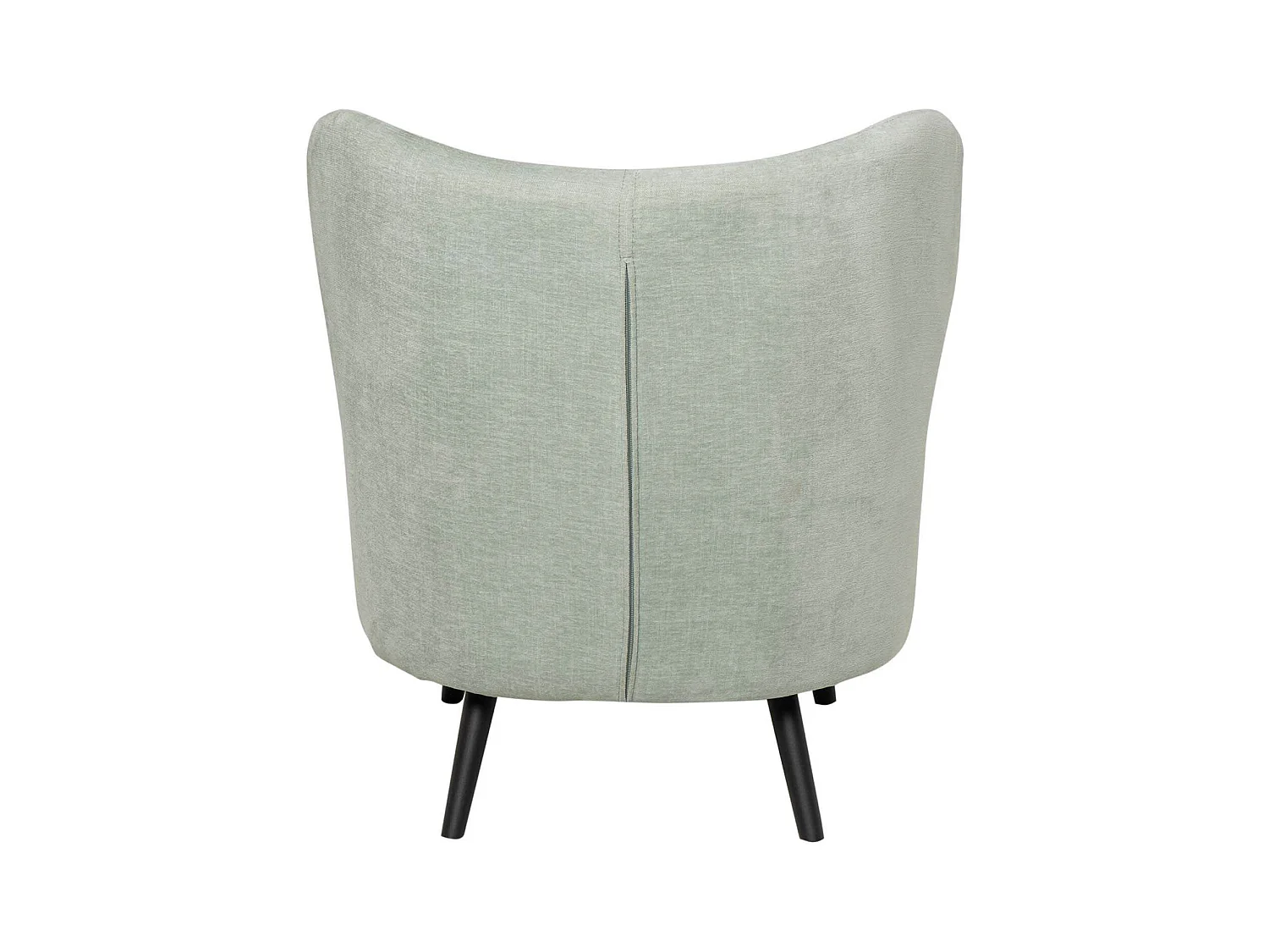 Fauteuil confortable tissu vert menthe Korta 75cm