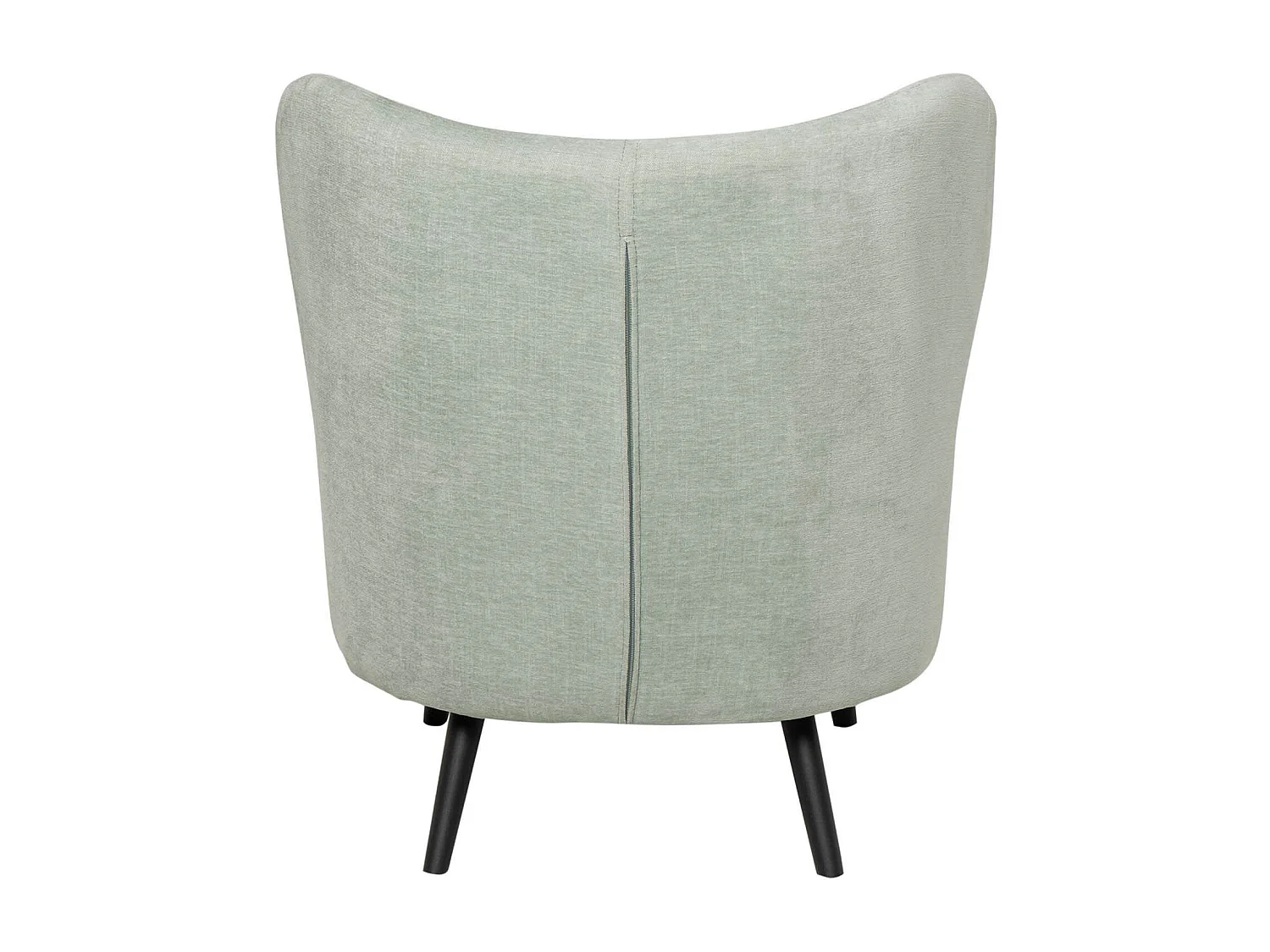 Fauteuil confortable tissu vert menthe Korta 75cm
