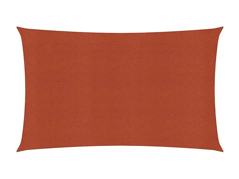 Voile d'ombrage 160 g-m² Terre cuite 3x6 m PEHD