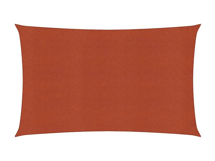 Voile d'ombrage 160 g-m² Terre cuite 3x6 m PEHD