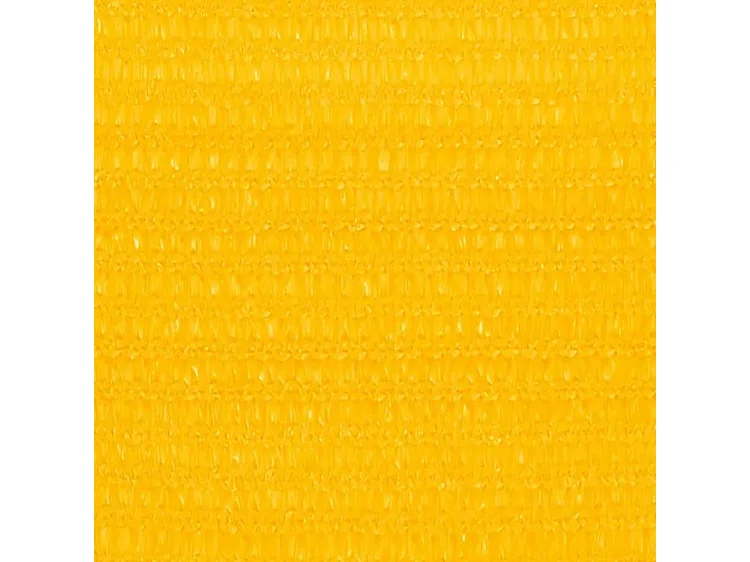 Voile d'ombrage 160 g-m² rectangulaire jaune 5x7 m PEHD