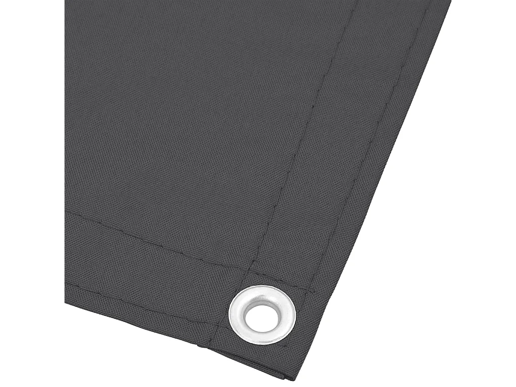 Écran de balcon anthracite 120x800 100% polyester oxford