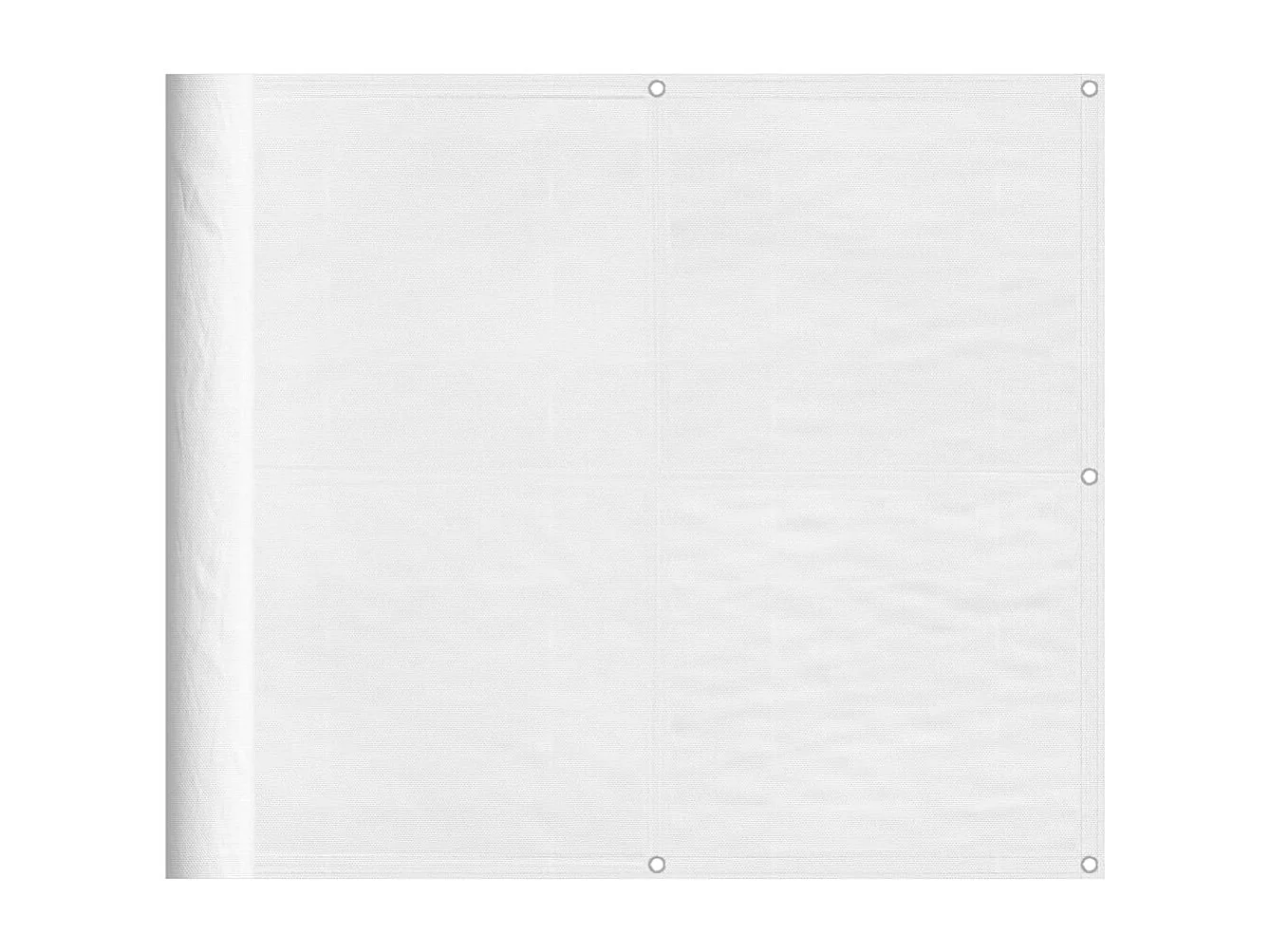 Écran de balcon blanc 90x700 100% polyester oxford