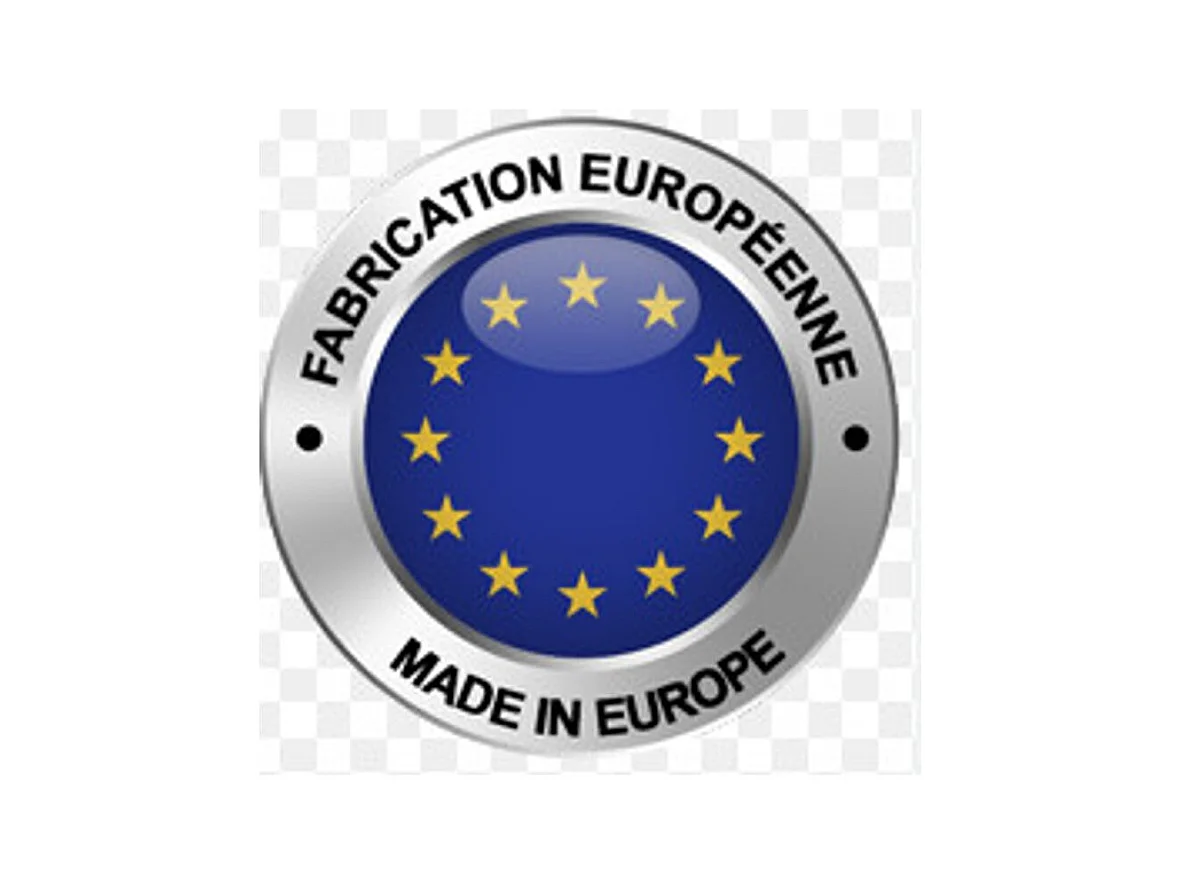 Grand meuble TV suspendu 2 portes bois noir Kestane 200cm