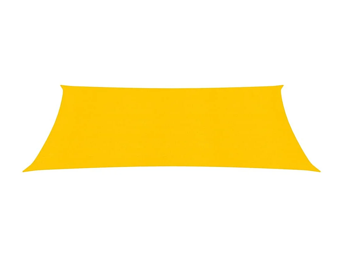 Voile d'ombrage 160 g-m² Jaune 3x6 m PEHD