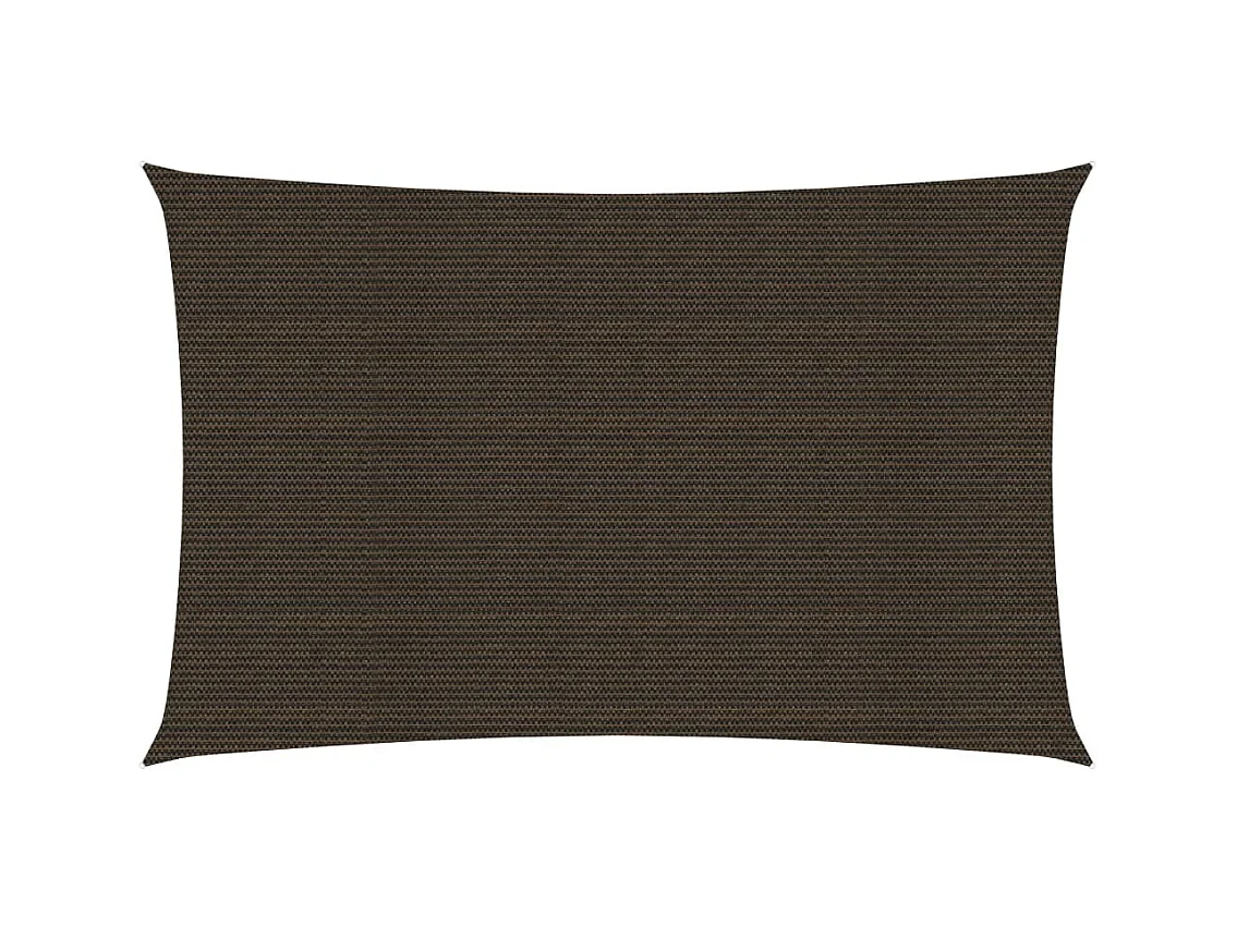 Voile d'ombrage 160 g-m² Marron 5x7 m PEHD