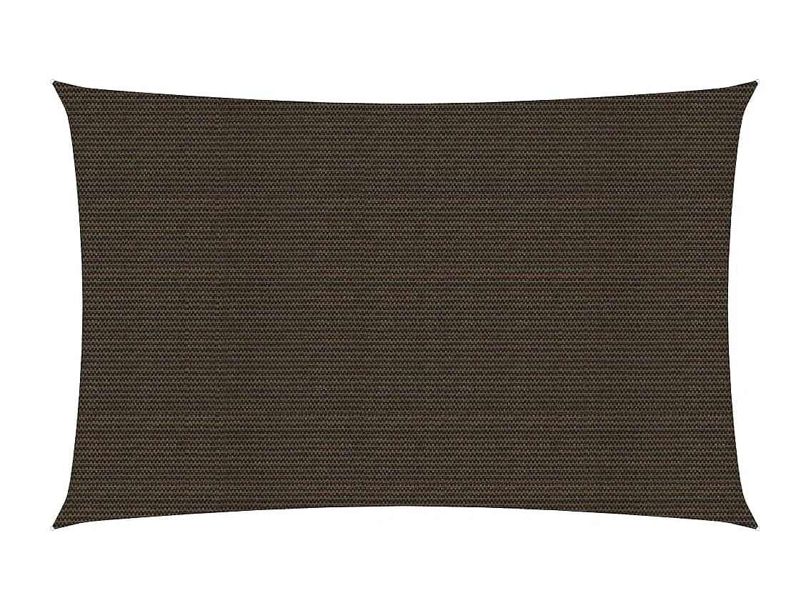 Voile d'ombrage 160 g-m² Marron 5x7 m PEHD