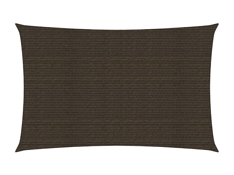 Voile d'ombrage 160 g-m² Marron 5x7 m PEHD