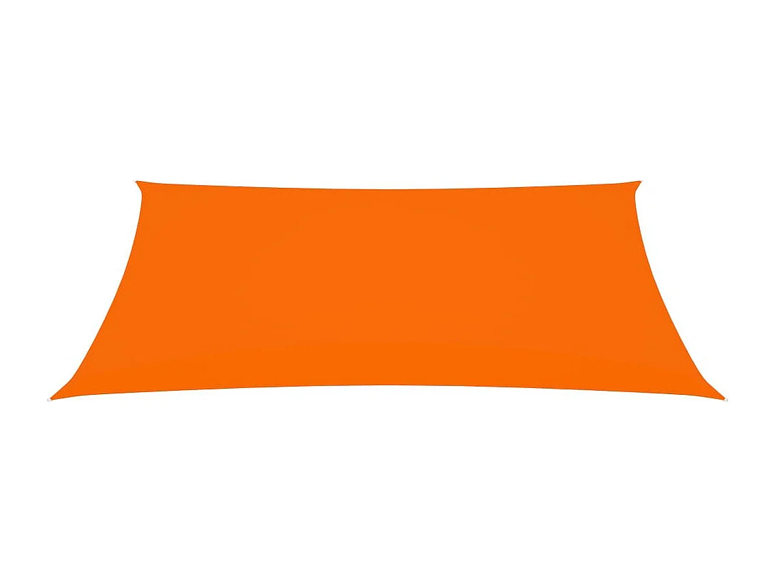 Voile de parasol Tissu Oxford rectangulaire 6x8 m Orange