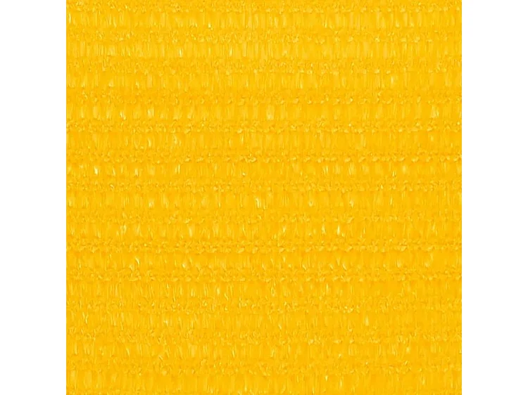 Voile d'ombrage 160 g-m² rectangulaire jaune 4x7 m PEHD