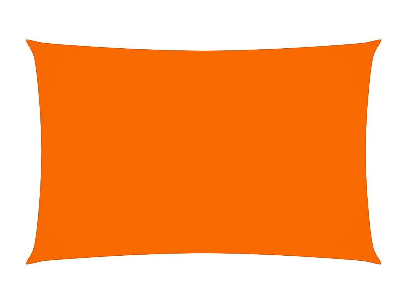 Voile de parasol Tissu Oxford rectangulaire 4x7 m Orange