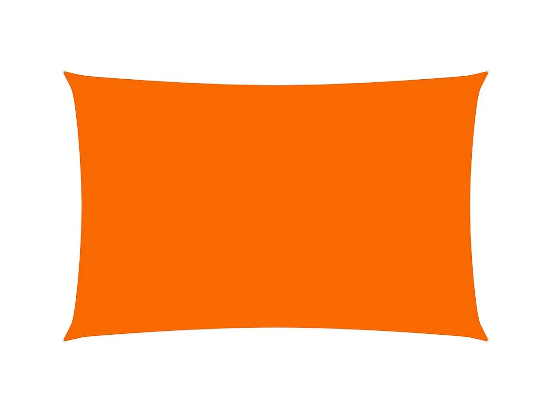 Voile de parasol Tissu Oxford rectangulaire 4x7 m Orange