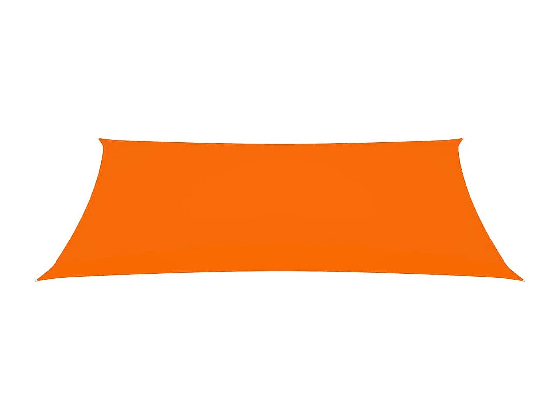 Voile de parasol Tissu Oxford rectangulaire 4x7 m Orange