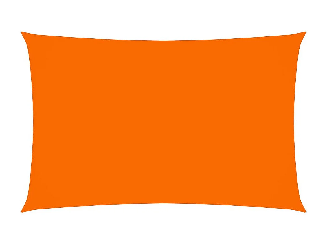 Voile de parasol Tissu Oxford rectangulaire 4x7 m Orange