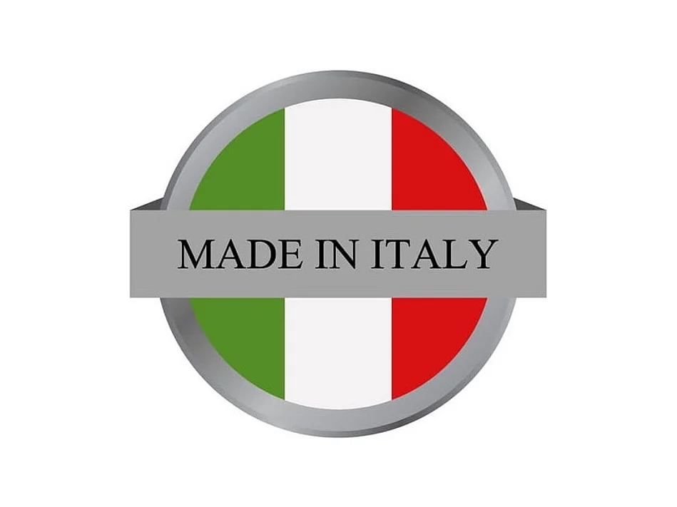 Meuble TV 2 portes 1 tiroir bois d'acacia clair et acier vieilli Kadone 175cm