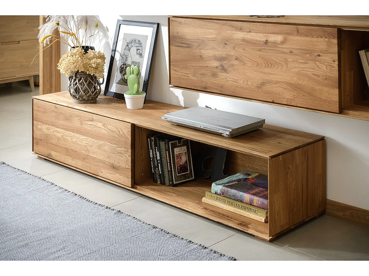 Mueble TV Inka madera maciza de roble 170 cm