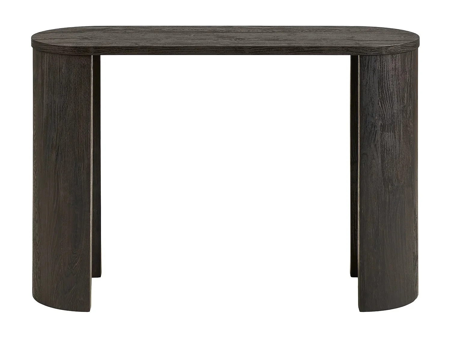 Consola fija de madera BIBIONE – 114 cm-Color Marrón oscuro
