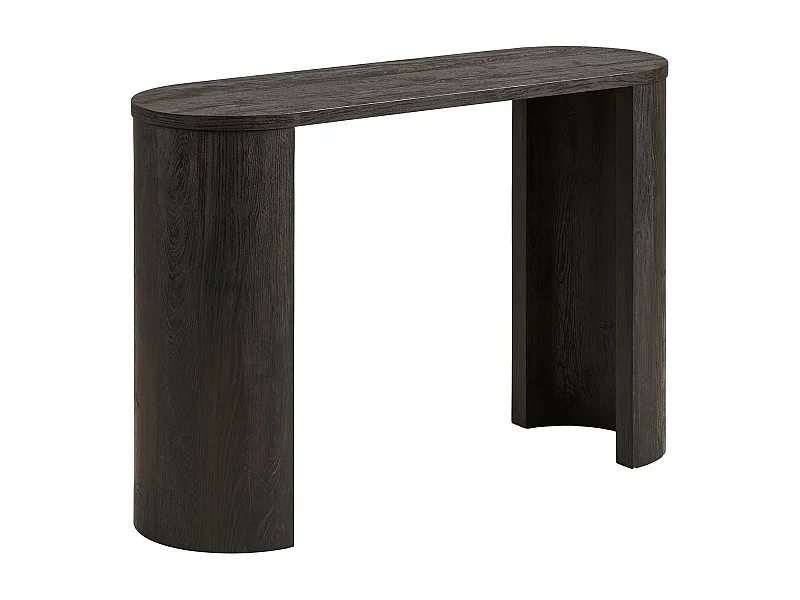 Consola fija de madera BIBIONE – 114 cm-Color Marrón oscuro