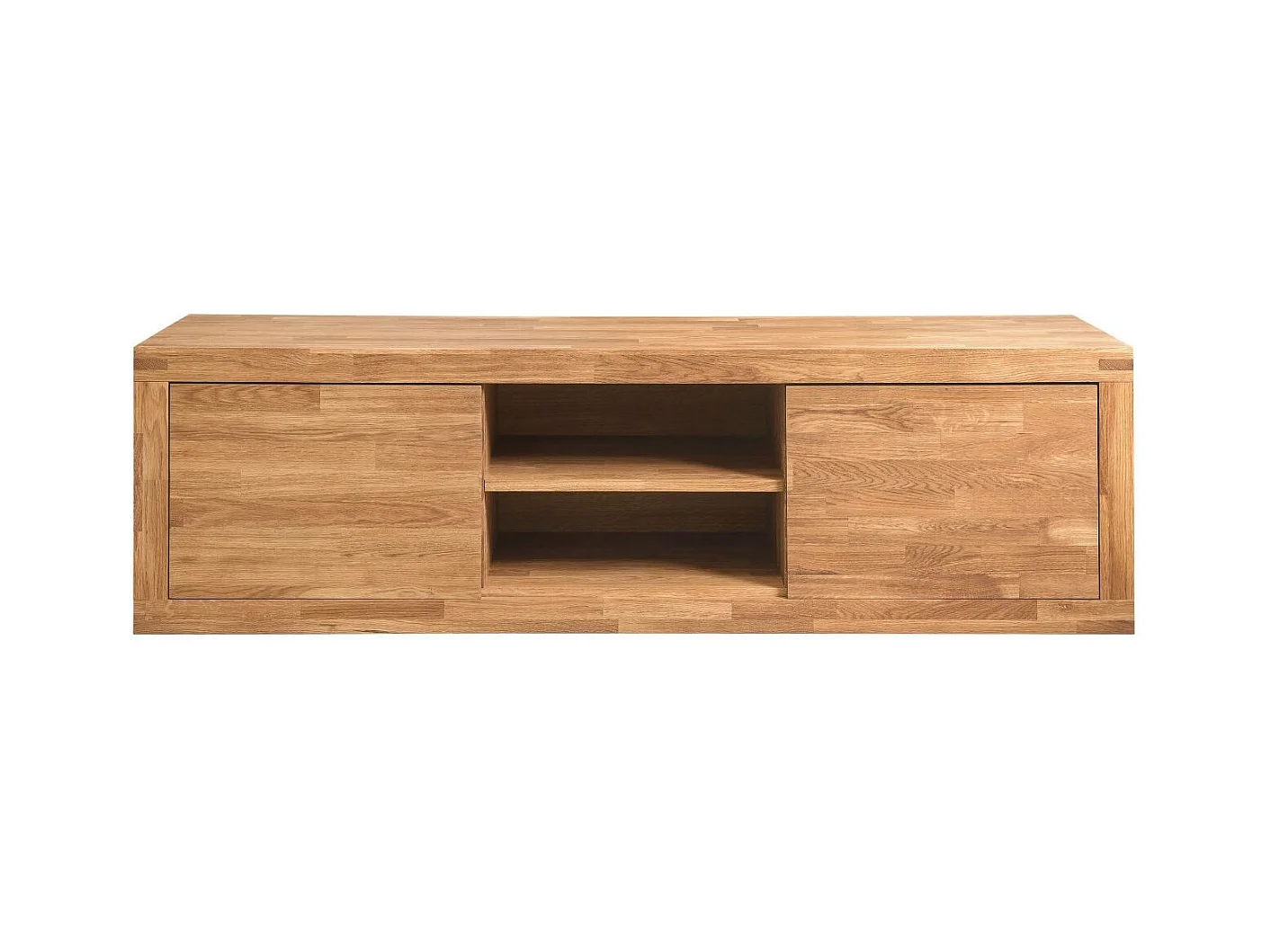 Mueble TV de roble macizo con 2 puertas Lauzar 188 cm