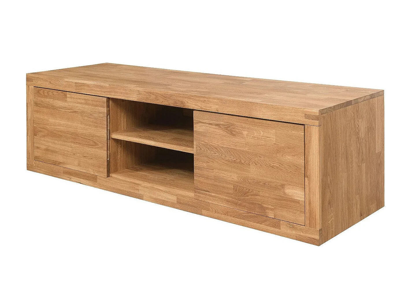 Mueble TV de roble macizo con 2 puertas Lauzar 188 cm