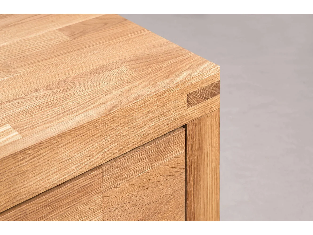 Mueble TV de roble macizo con 2 puertas Lauzar 188 cm