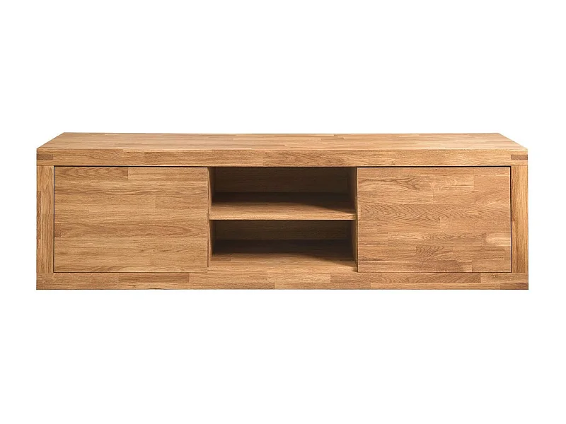 Mueble TV de roble macizo con 2 puertas Lauzar 188 cm