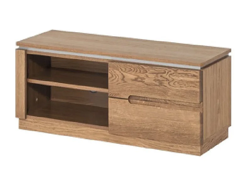 Mueble TV Manky de madera de roble rústico 108cm