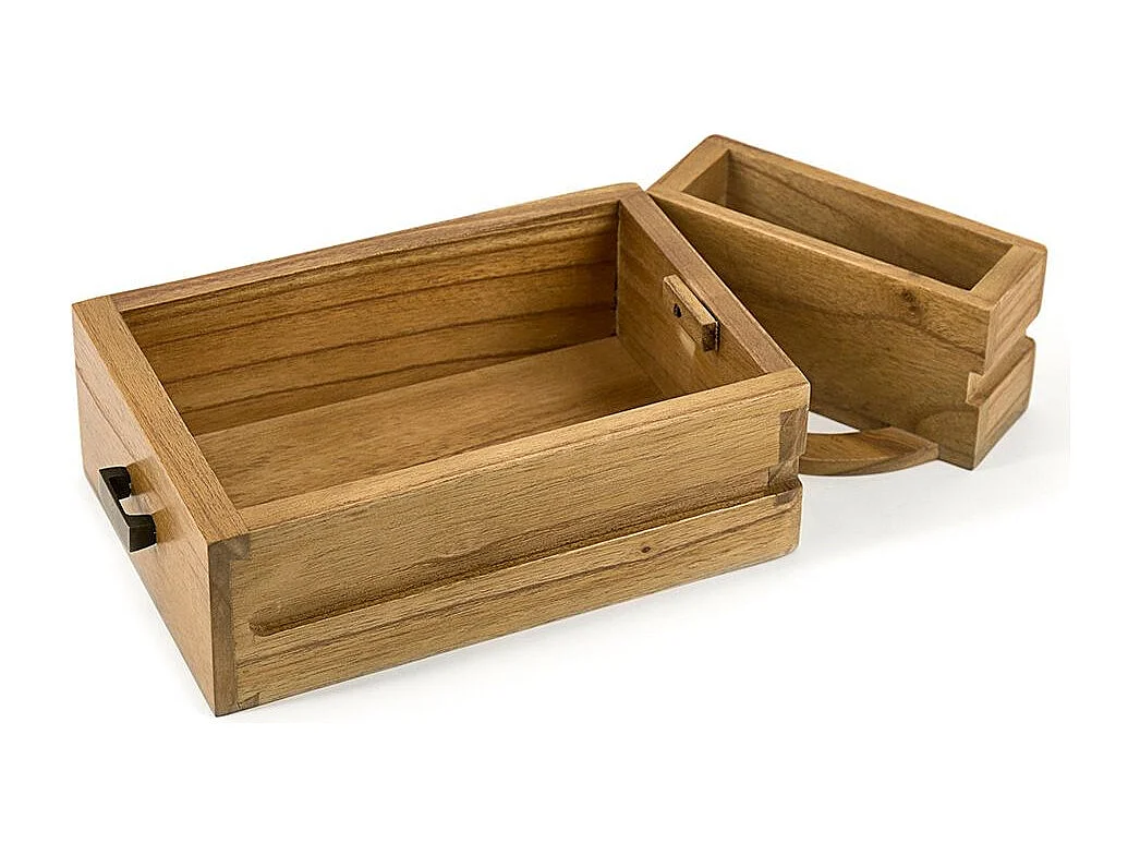 Meuble TV en bois clair massif de Mindy 3 tiroirs Zandhu 150cm