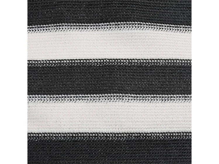 Filet brise-vue anthracite et blanc 2x10 m PEHD 75 g-m²