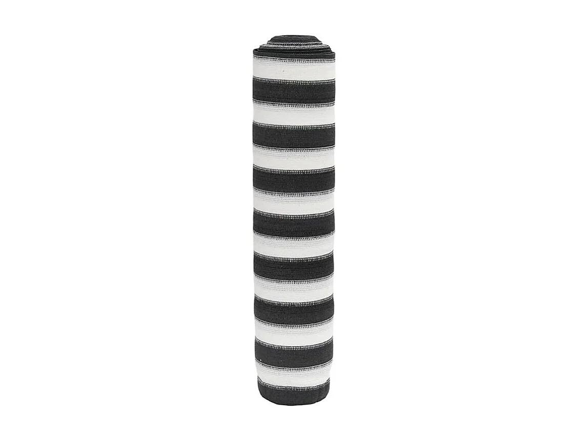 Filet brise-vue anthracite et blanc 2x10 m PEHD 75 g-m²