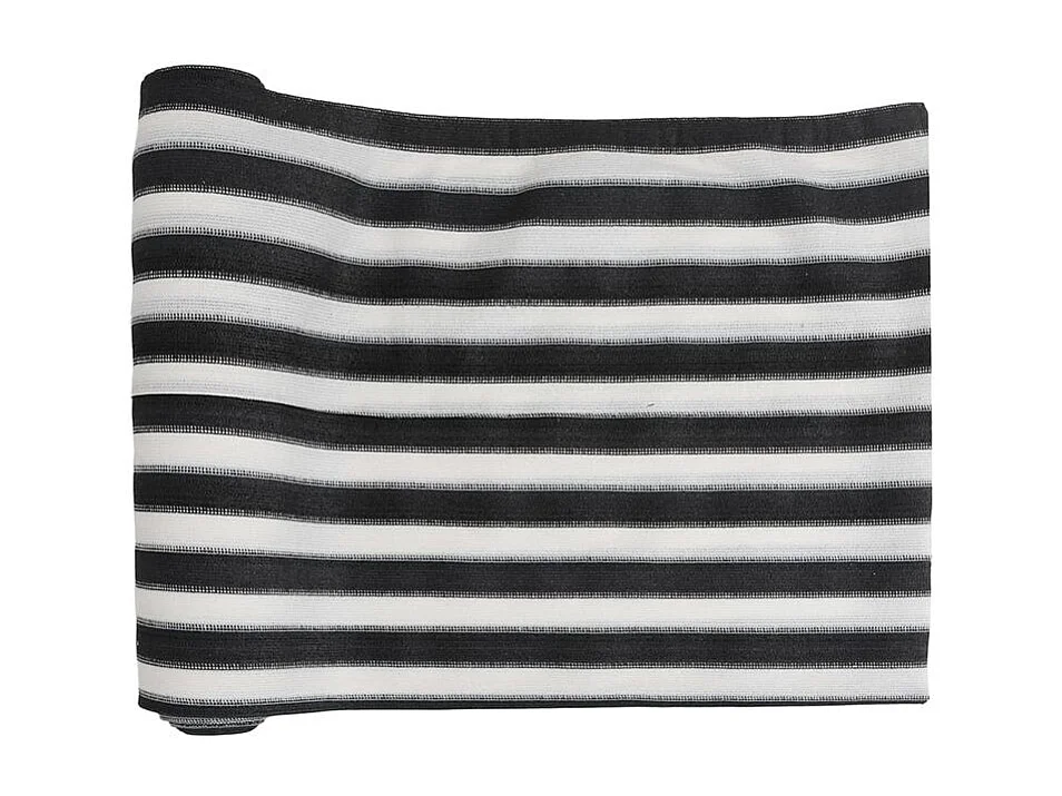 Filet brise-vue anthracite et blanc 1,8x10 m PEHD 75 g-m²