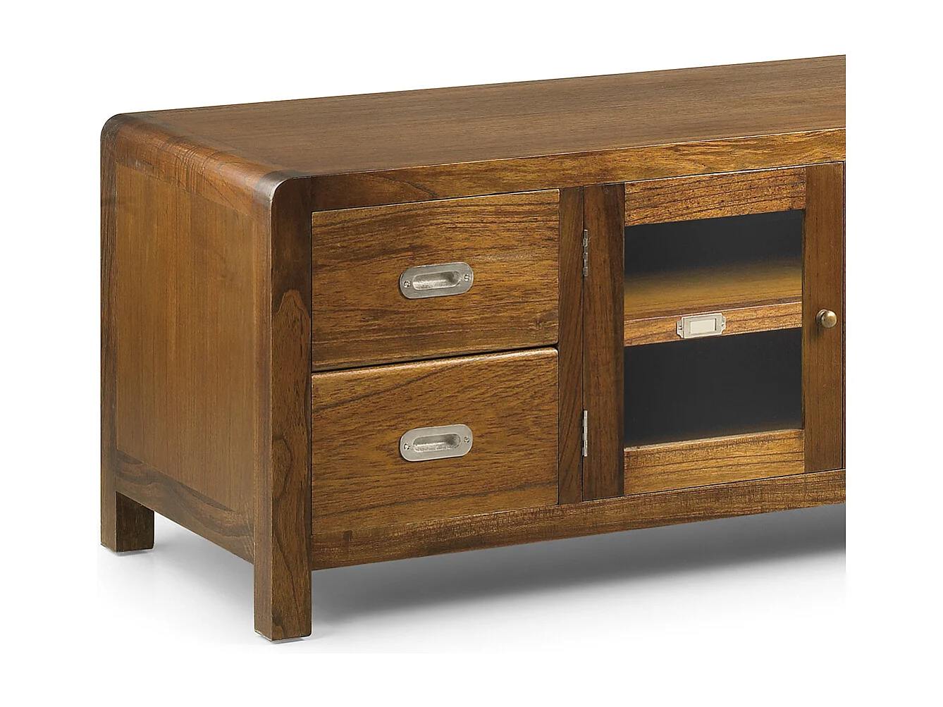 Meuble TV en bois massif de mindy marron SOKY