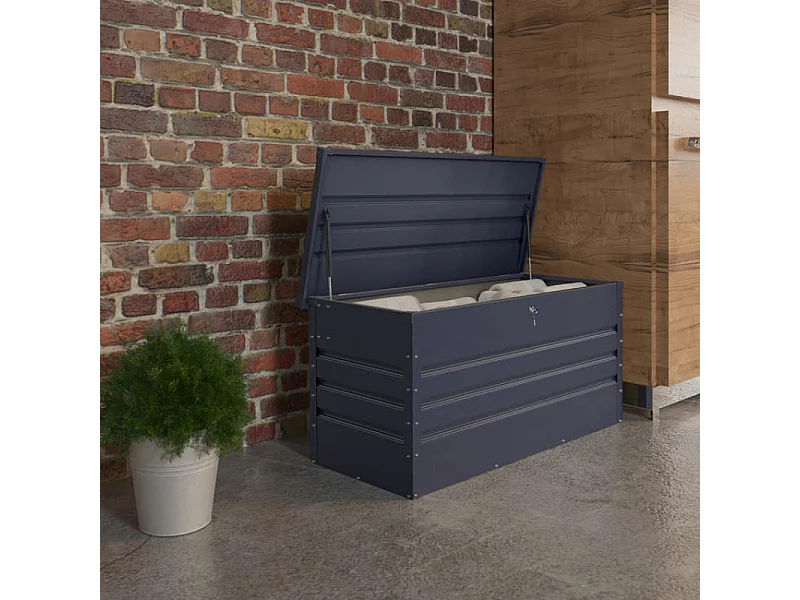 Cassa da giardino in metallo 400L - Antracite