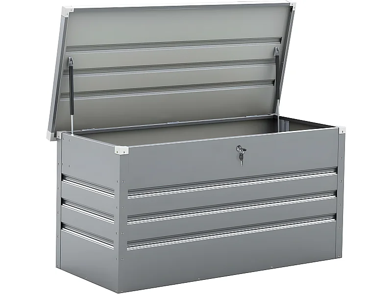 Baú de Jardim em Metal "Store" - 480L - Armazenamento Exterior Prático e Design