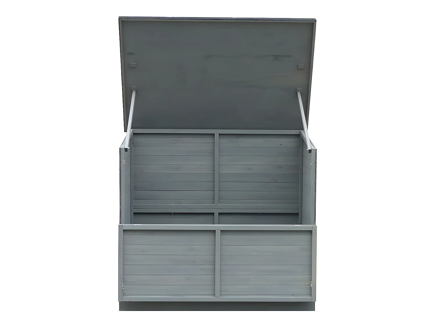Coffre de jardin en bois "Caja" - 137 x 91 x 121 cm - Anthracite