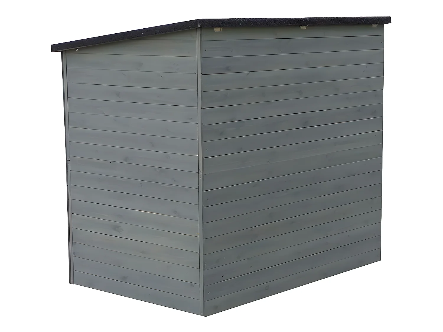 Coffre de jardin en bois "Caja" - 137 x 91 x 121 cm - Anthracite