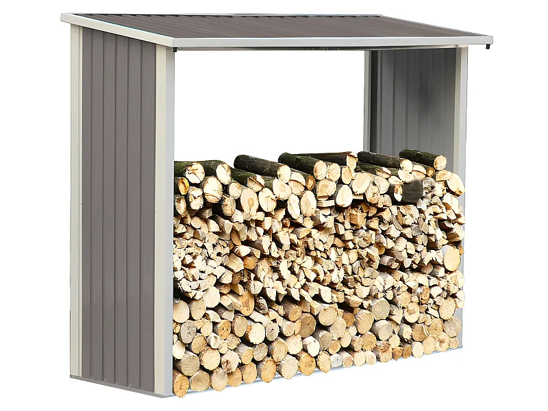 Capanno per la legna in metallo "Victor" - 1.68M²