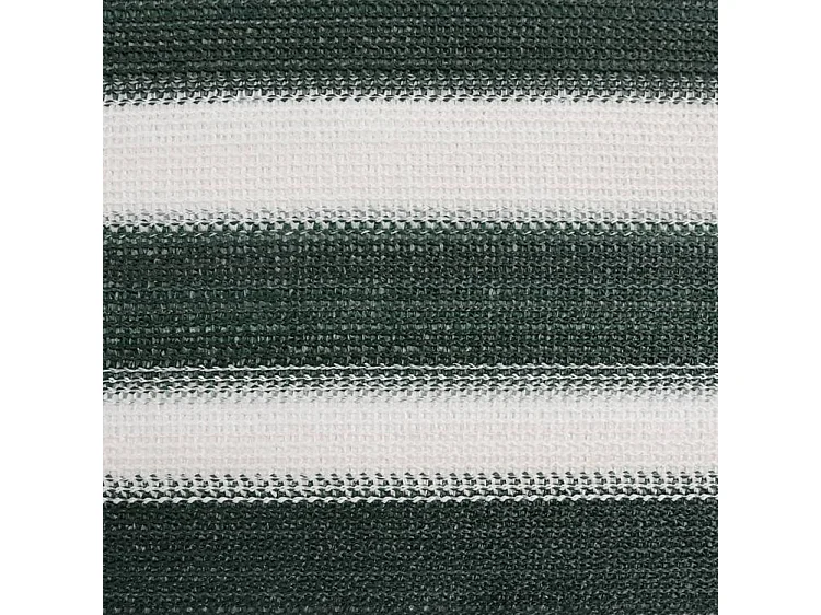 Filet brise-vue vert et blanc 2x10 m PEHD 150 g-m²