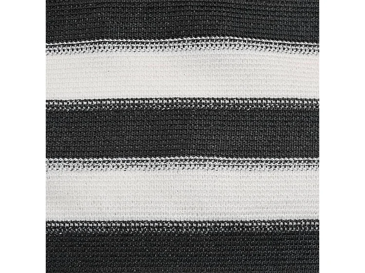 Filet brise-vue anthracite et blanc 1x10 m PEHD 150 g-m²